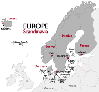  Scandinavia Europe Countries